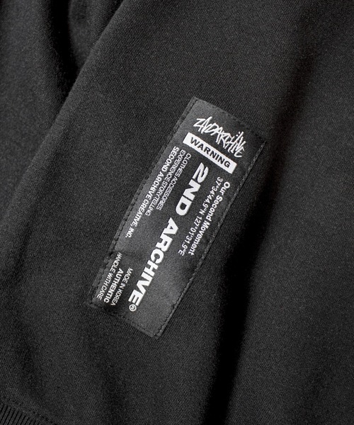 JACKROSE（ジャックローズ）の「2ND ARCHIVE-キバBOY　ZIPパーカー（パーカー・メンズ・ブラック/ホワイト・FREE）」の14枚目の写真