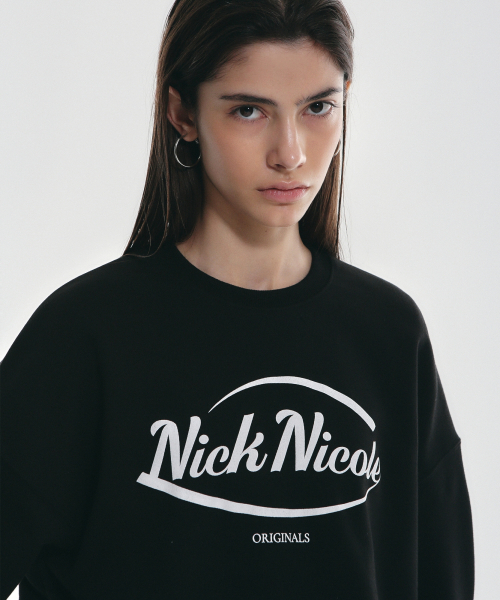 NICK&NICOLE(ニックアンドニコール)の「NICOLE ORIGINALS SWEATSHIRT_BLACK WHITE(スウェット・レディース・その他・FREE)」の2枚目の写真