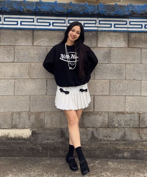NICK&NICOLE(ニックアンドニコール)の「NICOLE ORIGINALS SWEATSHIRT_BLACK WHITE(スウェット・レディース・その他・FREE)」の10枚目の写真