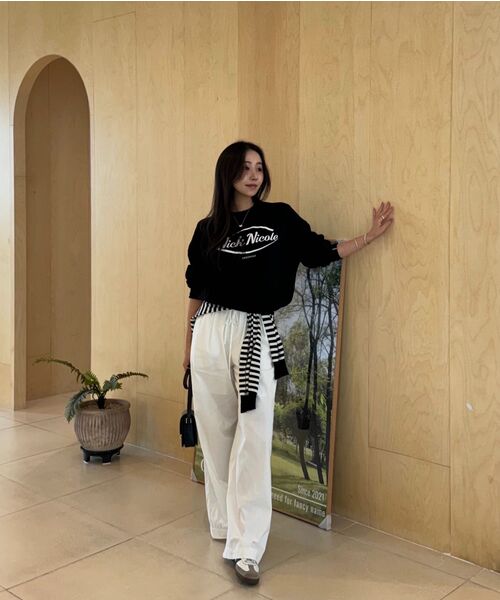 NICK&NICOLE(ニックアンドニコール)の「NICOLE ORIGINALS SWEATSHIRT_BLACK WHITE(スウェット・レディース・その他・FREE)」の11枚目の写真