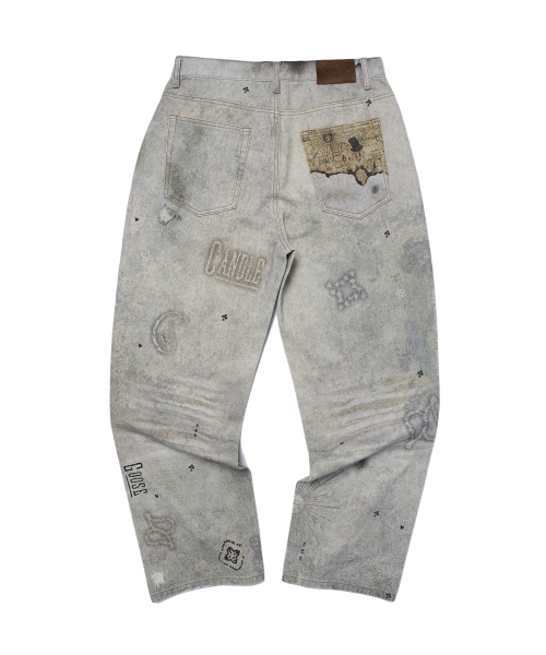 WKNDRS(ウィーキャンドース)の「MAGIC DENIM PANTS (S.DENIM)(デニムパンツ・レディース・その他・MEDIUM/LARGE/X-LARGE)」の1枚目の写真