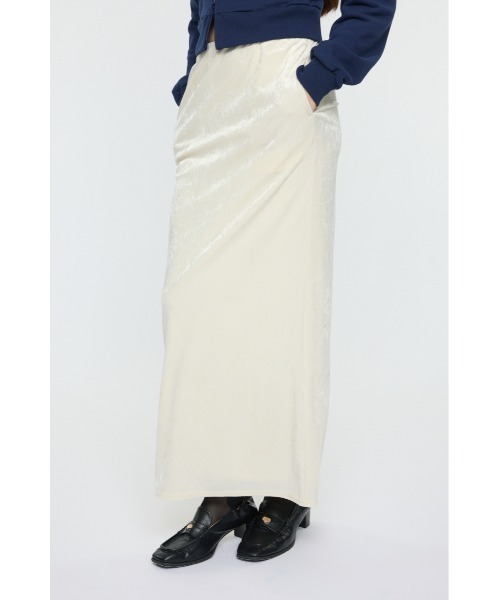 MOUSSY(マウジー)の「VELVET マーメイドスカート(スカート・レディース・アイボリー/ブラック・FREE)」の12枚目の写真