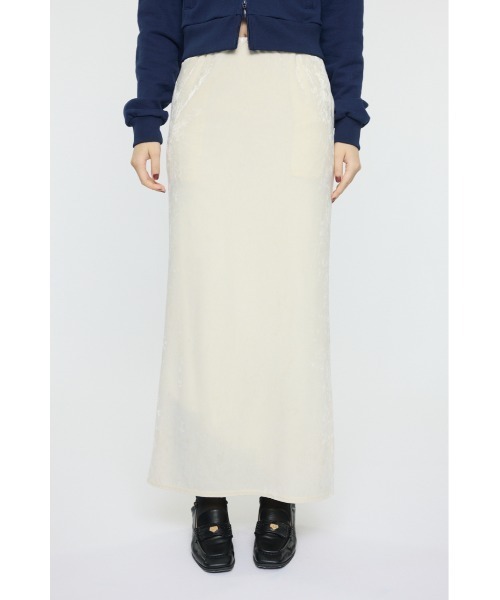 MOUSSY(マウジー)の「VELVET マーメイドスカート(スカート・レディース・アイボリー/ブラック・FREE)」の13枚目の写真