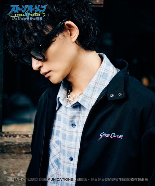 glamb(グラム)の「Jolyne’s Stand Blouson(ブルゾン・メンズ・ブラック・S/M/L/XL)」の14枚目の写真