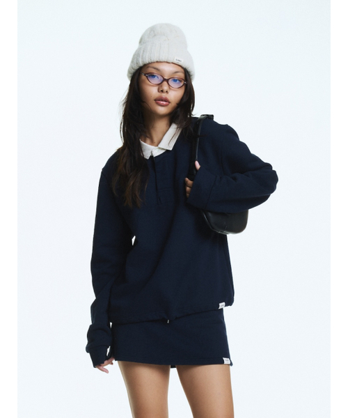 GLOWNY（グロウニ―）の「GLOWNY/グロウニー TERRY PK LONG SLEEVE