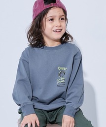 devirock（デビロック）の「綿100% デビラボ BIGシルエット プリント袖リブ 長袖Tシャツ（Tシャツ/カットソー）」