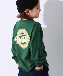 devirock（デビロック）の「綿100% デビラボ BIGシルエット プリント袖リブ 長袖Tシャツ（Tシャツ/カットソー）」