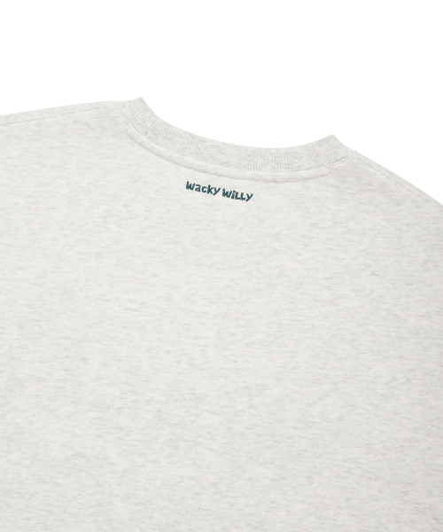 Wacky WiLLy(ワッキーウィリー)の「タイポ刺繍裏起毛スウェットライトグレー(スウェット・レディース・その他・SMALL/MEDIUM/LARGE/X-LARGE)」の7枚目の写真