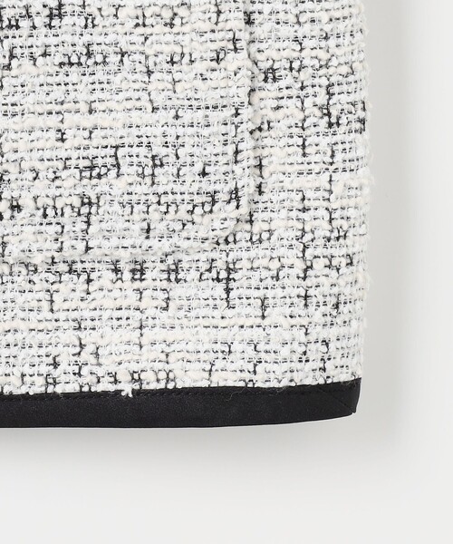 ANY SIS（エニィスィス）の「ネップツイード ジャケット（ノーカラージャケット・レディース・ネイビー系・MEDIUM）」の15枚目の写真