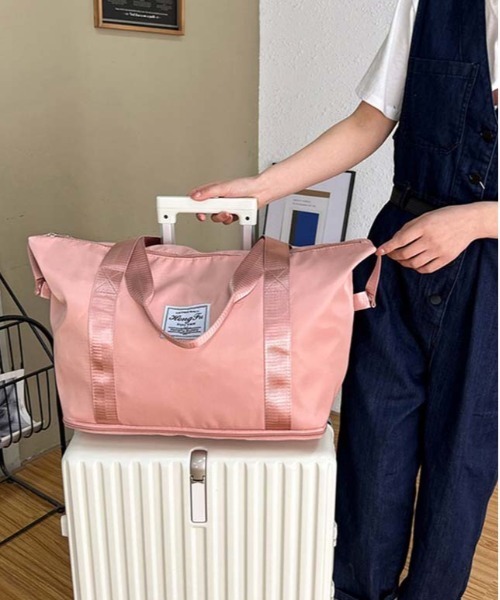 BACKYARD FAMILY（バックヤードファミリー）の「ボストンバック サブバッグ pmybostonbag23（ボストンバッグ・レディース・ライトピンク/ラベンダー/ミント/ピンク/ライトグレー/ダークパープル/ブラック・FREE）」の21枚目の写真