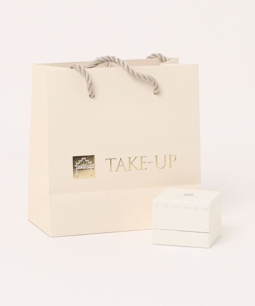 TAKE-UP(テイクアップ)の「K18・K10 ホワイトシェル フラワー ワンポイントピアス( YG)(ピアス(両耳用)・レディース・イエローゴールド・FREE)」の7枚目の写真