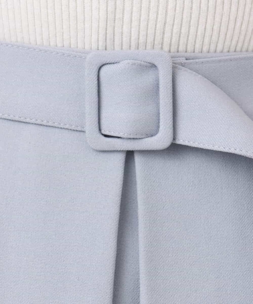 OFUON le MK（オフオンルエムケー）の「タックフレアースカート/洗える（スカート・レディース・ブラック/ライトブルー・36/38/40）」の14枚目の写真