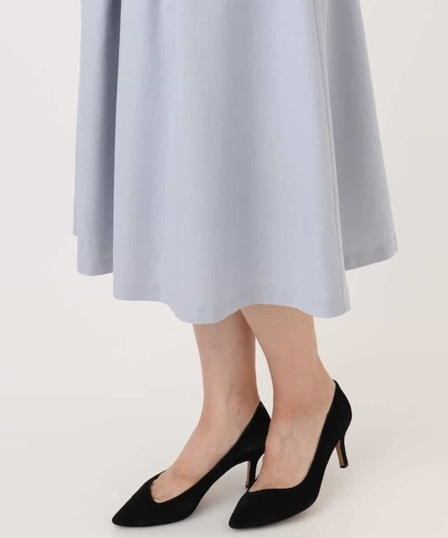 OFUON le MK（オフオンルエムケー）の「タックフレアースカート/洗える（スカート・レディース・ブラック/ライトブルー・36/38/40）」の18枚目の写真