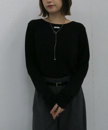 シアー天竺クルーネック TOPS