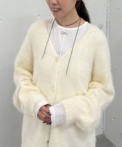 archives（アルシーヴ）の「シアー天竺クルーネック　ＴＯＰＳ（Tシャツ/カットソー・レディース・ブラック/グレー/ホワイト/ブラウン・MEDIUM）」の14枚目の写真