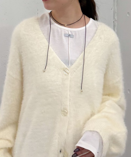 archives（アルシーヴ）の「シアー天竺クルーネック　ＴＯＰＳ（Tシャツ/カットソー・レディース・ブラック/グレー/ホワイト/ブラウン・MEDIUM）」の15枚目の写真