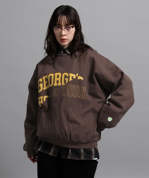 GEORGE'S（ジョージズ）の「アソートスラッシュプルオーバー（スウェット・メンズ・ネイビー/モカ/ブルー・MEDIUM/LARGE）」の2枚目の写真