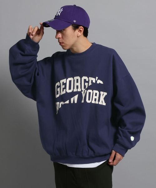 GEORGE'S（ジョージズ）の「アソートスラッシュプルオーバー（スウェット・メンズ・ネイビー/モカ/ブルー・MEDIUM/LARGE）」の9枚目の写真