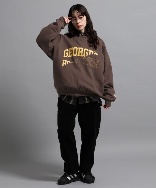 GEORGE'S（ジョージズ）の「アソートスラッシュプルオーバー（スウェット・メンズ・ネイビー/モカ/ブルー・MEDIUM/LARGE）」の16枚目の写真