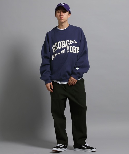 GEORGE'S（ジョージズ）の「アソートスラッシュプルオーバー（スウェット・メンズ・ネイビー/モカ/ブルー・MEDIUM/LARGE）」の4枚目の写真