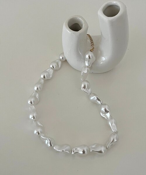 prose verse（プロズヴェール）の「バロックパールネックレス（ネックレス・レディース・オフホワイト・FREE）」の3枚目の写真