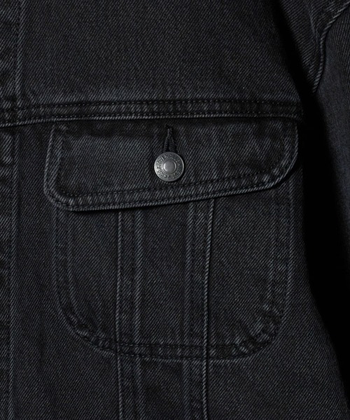 WESTOVERALLS（ウエストオーバーオールズ）の「【WESTOVERALLS】BIC DENIM JKT（デニムジャケット・メンズ・ブラック・M/L/XL）」の6枚目の写真