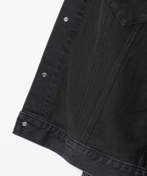 WESTOVERALLS（ウエストオーバーオールズ）の「【WESTOVERALLS】BIC DENIM JKT（デニムジャケット・メンズ・ブラック・M/L/XL）」の8枚目の写真