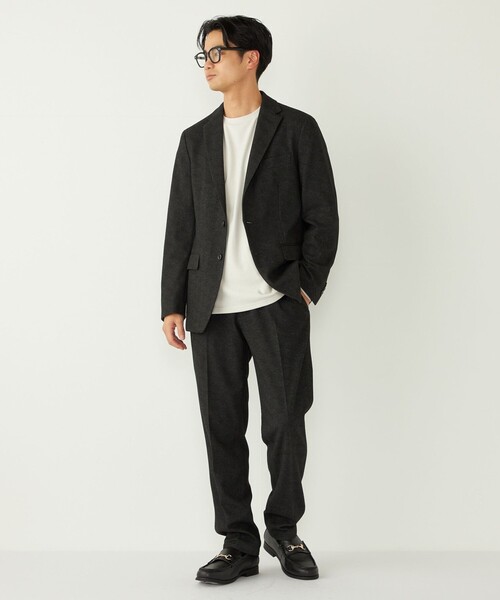 SHIPS Colors(シップス カラーズ)の「SHIPS Colors:〈吸水速乾〉スムース 微起毛 クルーネック ロンT(Tシャツ/カットソー・メンズ・ブラック/オフホワイト/グレー・MEDIUM/LARGE/X-LARGE)」の16枚目の写真