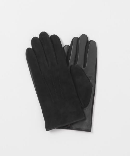 Gloves（グローブス）の「GLOVES　TOUCH SUEDE/LAMBSKIN（手袋・メンズ・ブラウン/ブラック・8.5）」の2枚目の写真