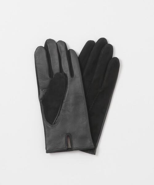 Gloves（グローブス）の「GLOVES　TOUCH SUEDE/LAMBSKIN（手袋・メンズ・ブラウン/ブラック・8.5）」の9枚目の写真