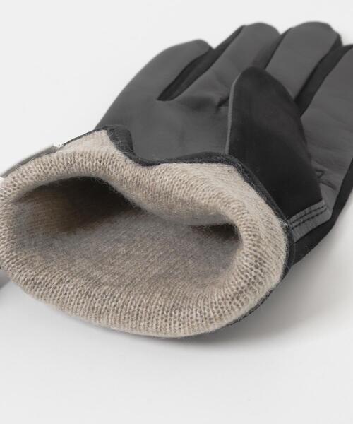 Gloves（グローブス）の「GLOVES　TOUCH SUEDE/LAMBSKIN（手袋・メンズ・ブラウン/ブラック・8.5）」の3枚目の写真