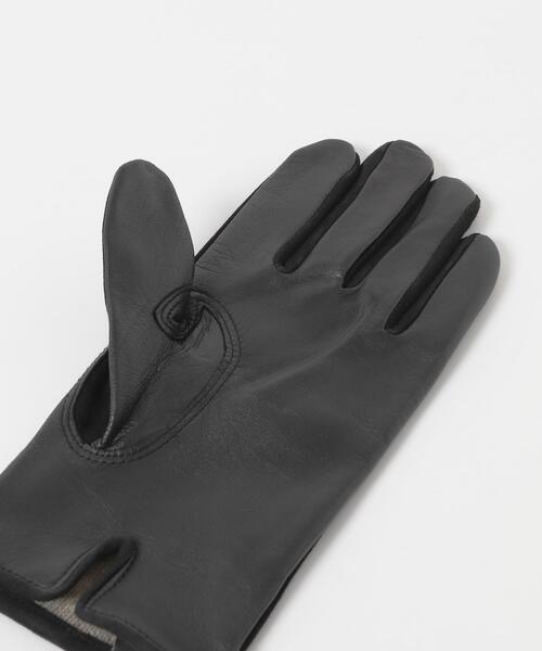 Gloves（グローブス）の「GLOVES　TOUCH SUEDE/LAMBSKIN（手袋・メンズ・ブラウン/ブラック・8.5）」の4枚目の写真