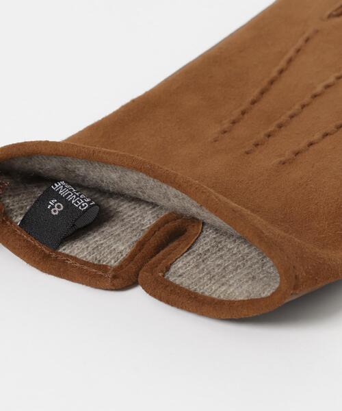 Gloves（グローブス）の「GLOVES　TOUCH SUEDE/LAMBSKIN（手袋・メンズ・ブラウン/ブラック・8.5）」の7枚目の写真