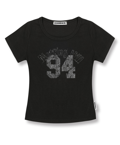 CHICKS（チックス）の「ミニノッティングヒル スリムフィット 半袖Tシャツ ブラック（Tシャツ/カットソー・レディース・ブラック・FREE）」の2枚目の写真