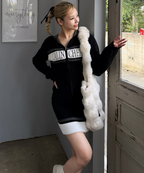 machatt⭐︎マチャット タックネックオールインワン(ブラック)