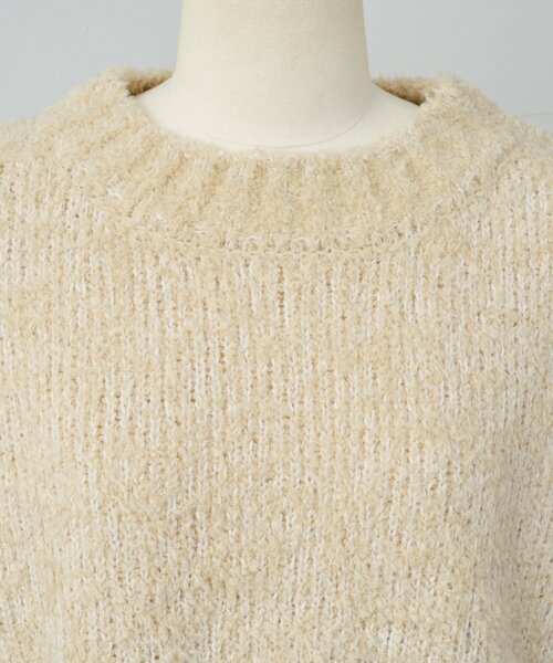 BEARDSLEY（ビアズリー）の「ビッグフェアアイル柄プルオーバー（ニット/セーター・レディース・ブラック/ベージュ・FREE）」の15枚目の写真