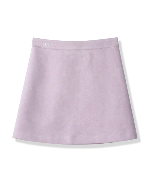 Vivacious（ビバシャス）の「H-line Suede Skirt - 4COL（スカート・レディース・パープル/グレー/カーキ/ブラック・SMALL/MEDIUM/LARGE）」の7枚目の写真