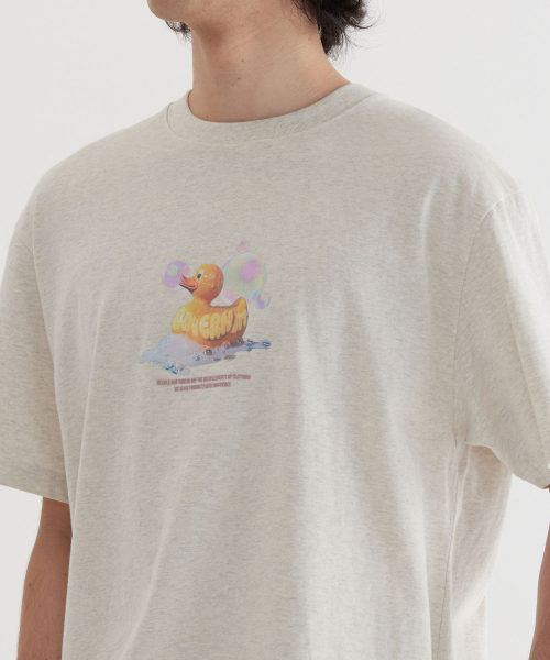 COVERNAT（カバーナット）の「バブルラバーダックグラフィックTシャツOatmeal（Tシャツ/カットソー・レディース・その他・X-SMALL/SMALL/MEDIUM/LARGE/X-LARGE/XX-LARGE）」の7枚目の写真
