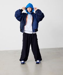 BEAMS | 【ワイドフィット】クレイジー MA-1(ブルゾン)