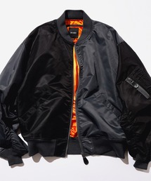 BEAMS（ビームス）の「【ワイドフィット】クレイジー MA-1（ブルゾン）」