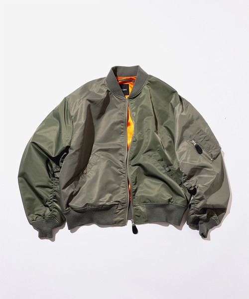 ワイドフィット】クレイジー MA-1（ブルゾン）｜BEAMS（ビームス）の