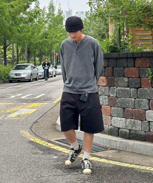 DRAW FIT（ドローフィット）の「【DRAW FIT×DAILY ROOM】ロバーストバミューダワイドチノパンツ【BLACK】（その他パンツ・メンズ・その他・X-LARGE/MEDIUM/LARGE）」の10枚目の写真