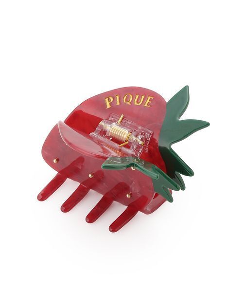 gelato pique（ジェラートピケ）の「ストロベリーヘアクリップ（バレッタ/ヘアクリップ・レディース・レッド/ピンク・F）」の7枚目の写真