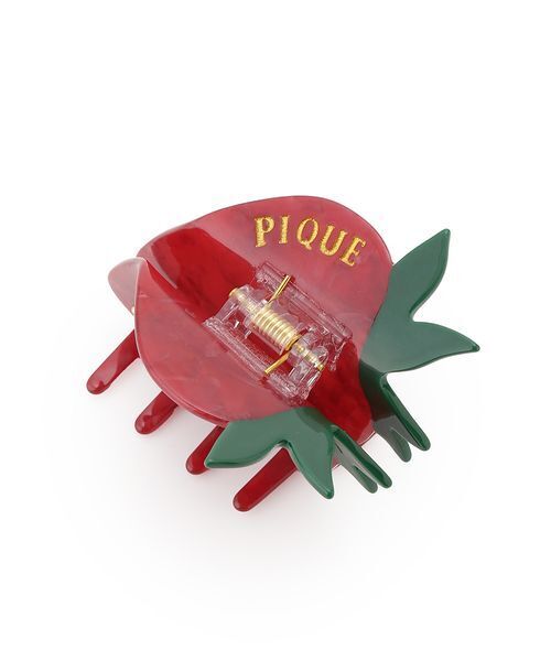 gelato pique（ジェラートピケ）の「ストロベリーヘアクリップ（バレッタ/ヘアクリップ・レディース・レッド/ピンク・F）」の8枚目の写真