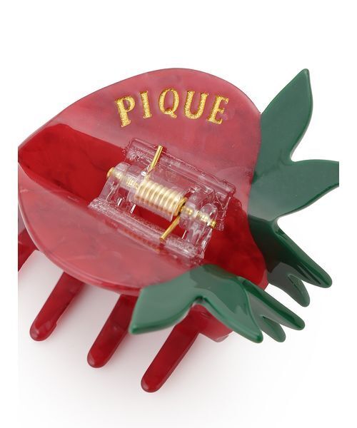 gelato pique（ジェラートピケ）の「ストロベリーヘアクリップ（バレッタ/ヘアクリップ・レディース・レッド/ピンク・F）」の9枚目の写真