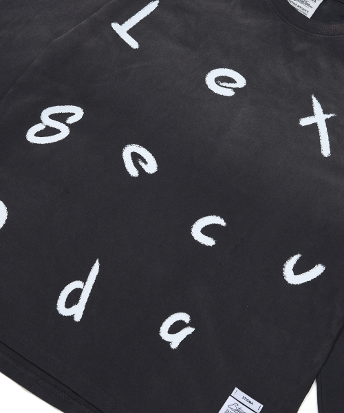 STIGMA(スティグマ)の「Lexsecunda Vintage-Like Oversized Long Sleeves T-Shirts Black(Tシャツ/カットソー・メンズ・その他・LARGE/X-LARGE)」の4枚目の写真