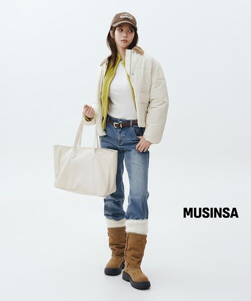 KHIHO（キホ）の「ポトレルファーブーツベージュ（ブーツ・レディース・ベージュ・23cm/23.5cm/24cm/24.5cm/25cm）」の3枚目の写真