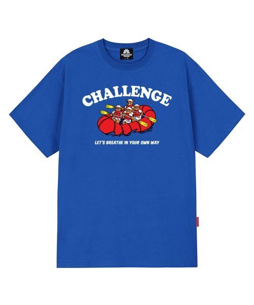 TRIPSHION(トリップション)の「CHALLENGE BOAT BEAR GRAPHIC Tシャツ - ブルー(Tシャツ/カットソー・メンズ・その他・LARGE/MEDIUM/X-LARGE)」の1枚目の写真