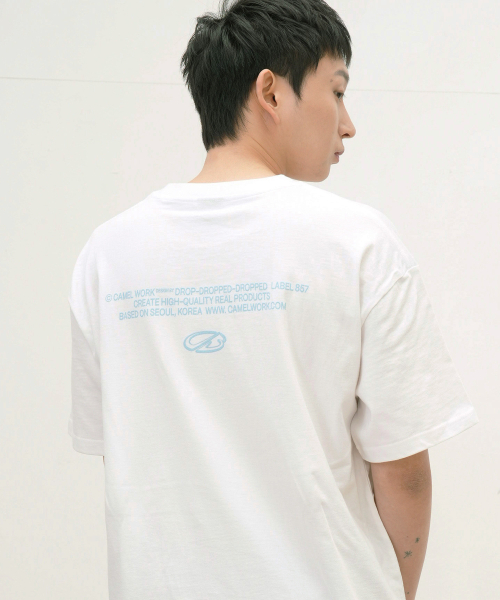 CAMEL WORK(キャメルワーク)の「カメルCWロゴ半袖Tシャツ(ホワイト)(Tシャツ/カットソー・メンズ・その他・X-LARGE/MEDIUM/LARGE)」の1枚目の写真
