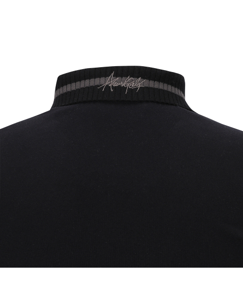 ANEW GOLF（アニューゴルフ）の「W KINT COLLAR L/TS_BK（ポロシャツ・レディース・その他・LARGE/MEDIUM/SMALL/X-SMALL）」の9枚目の写真